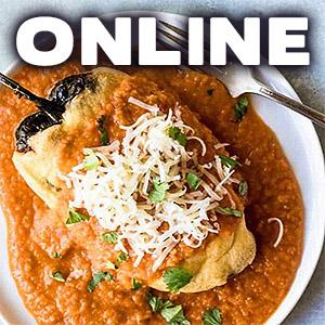 image for a ONLINE CLASS! Learn To Make Traditional Mexican Chile Rellenos with Chef Jill Garcia Schmidt