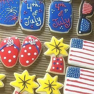 image for a Junior Chefs (9-14):  4th of July Cookie Decorating Party For Kids!