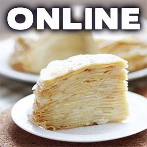 image for a ONLINE CLASS! Gateau de Mille Crepes-The Stunning French ‘Crepe Cake’ w/Pastry Chef Natasha Goellner