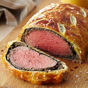 image for a Couples Cook An Elegant Beef Wellington Dinner For Two