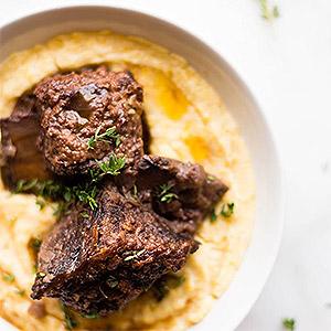 image for a A Fancy-Schmancy Dinner Menu featuring Sensational Short Ribs