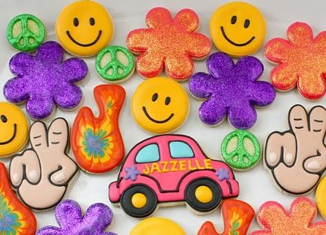 image for a Junior Chefs (ages 9-14): Peace, Love & Icing! A Groovy Cookie Baking & Decorating Workshop