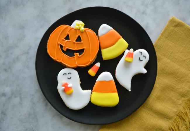 image for a (No Longer Available) Junior Chefs:A Spooktacular Cookie Decorating Class (More Cookie Deco on 11/8)