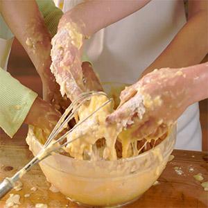 image for a Li'l Kids (5-8): Let's Play With Our Food... and Learn To Cook!