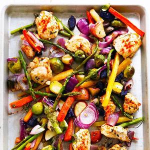 image for a Simplify Weeknight Meals: Sheet Pan & One-Dish Wonders with Chef Jill Garcia Schmidt