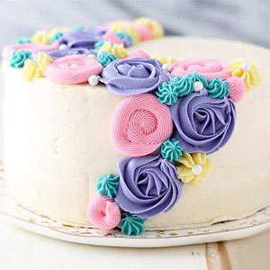 image for a (No Longer Available) Next Level Cake Decorating: Fancy Roses, Flowers & More!