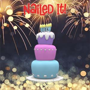 image for a Junior Chefs (9-14): Let’s ‘Nail It’ Today! A New Year’s Cake Decorating Competition